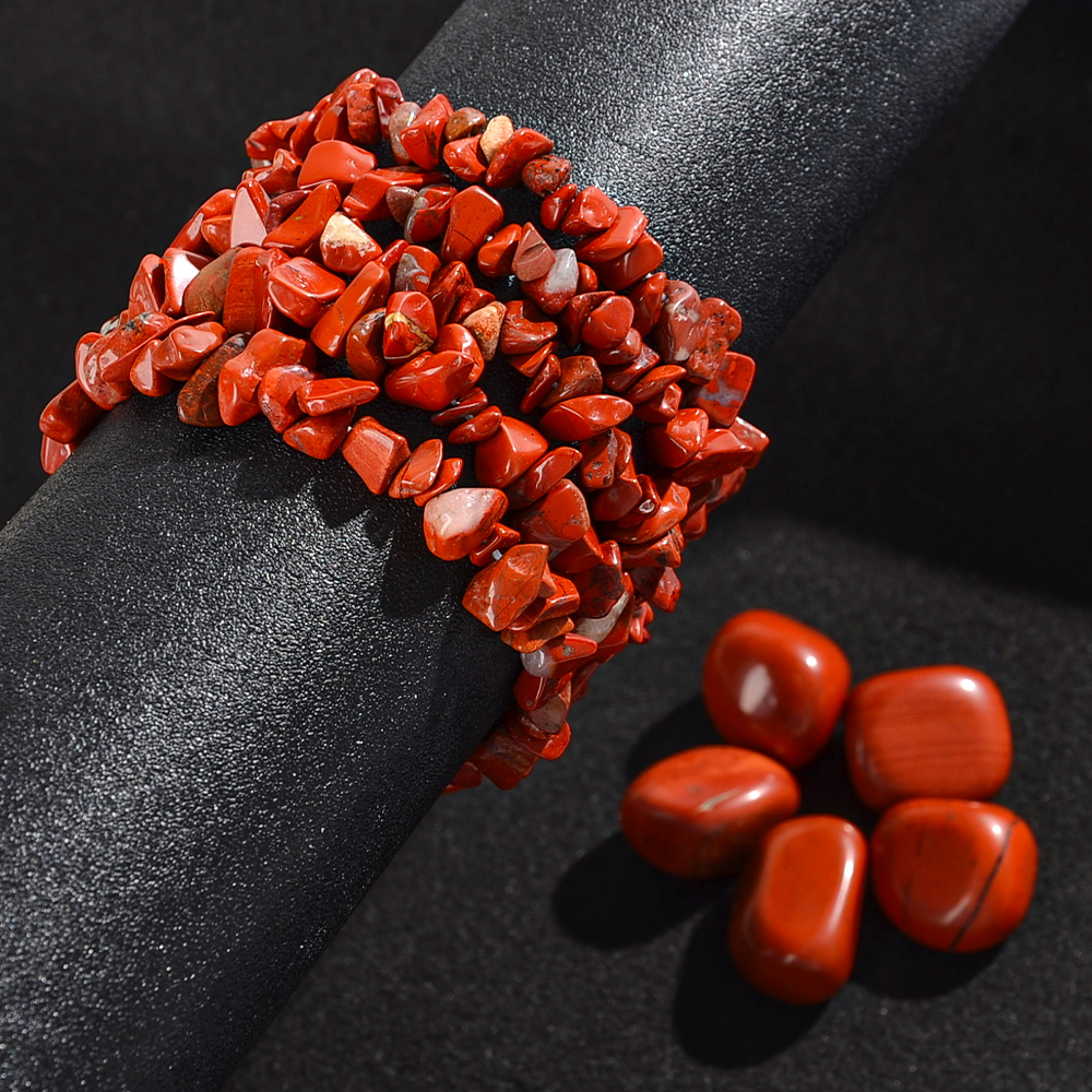 10pc Natural Stone Bracelet Set, Unisex Handmade Jewelry